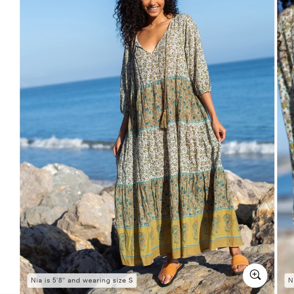 Natural Life Auguste Maxi Dress NWOT